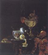 Willem Kalf Style life with Nautilus goblet Spain oil painting artist